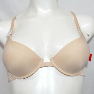 34D Gilligan O'Malley Front Close "Favorite Racerback" Underwire‎ Bra Nude New